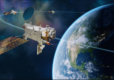 Vue d'artiste des satellites GeoXO © Lockheed Martin